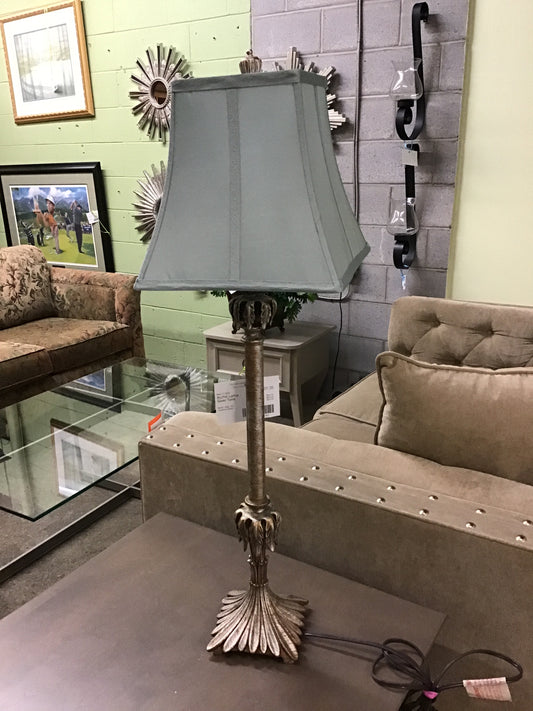 Buffet Lamp - Silver Tone