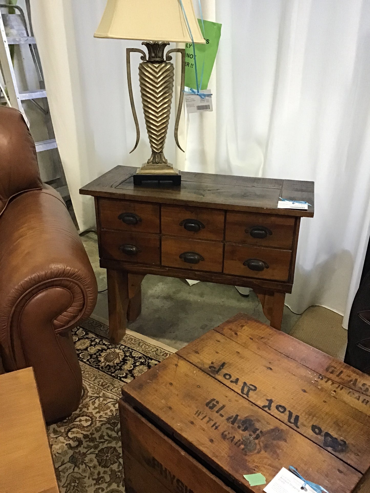 2PC Vintage Apothecary Chest