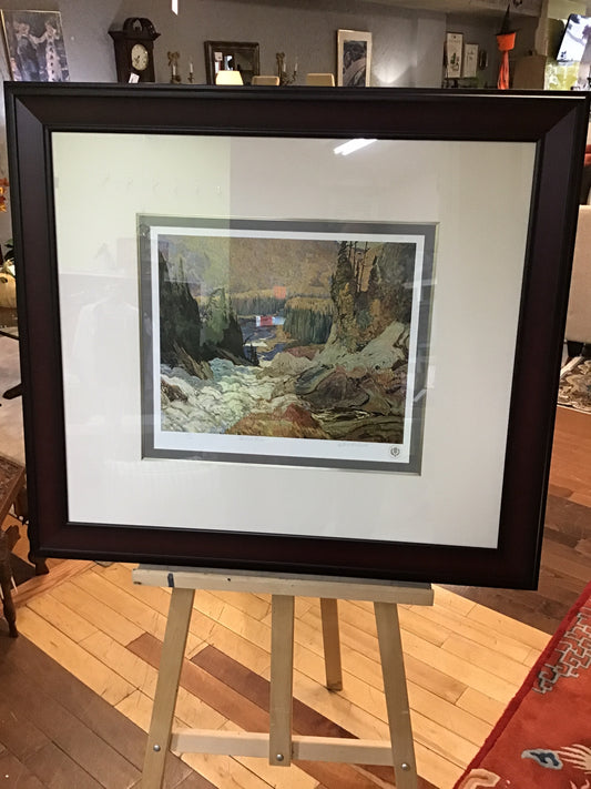 J.E.H. MacDonald 'Montreal River' Framed Print