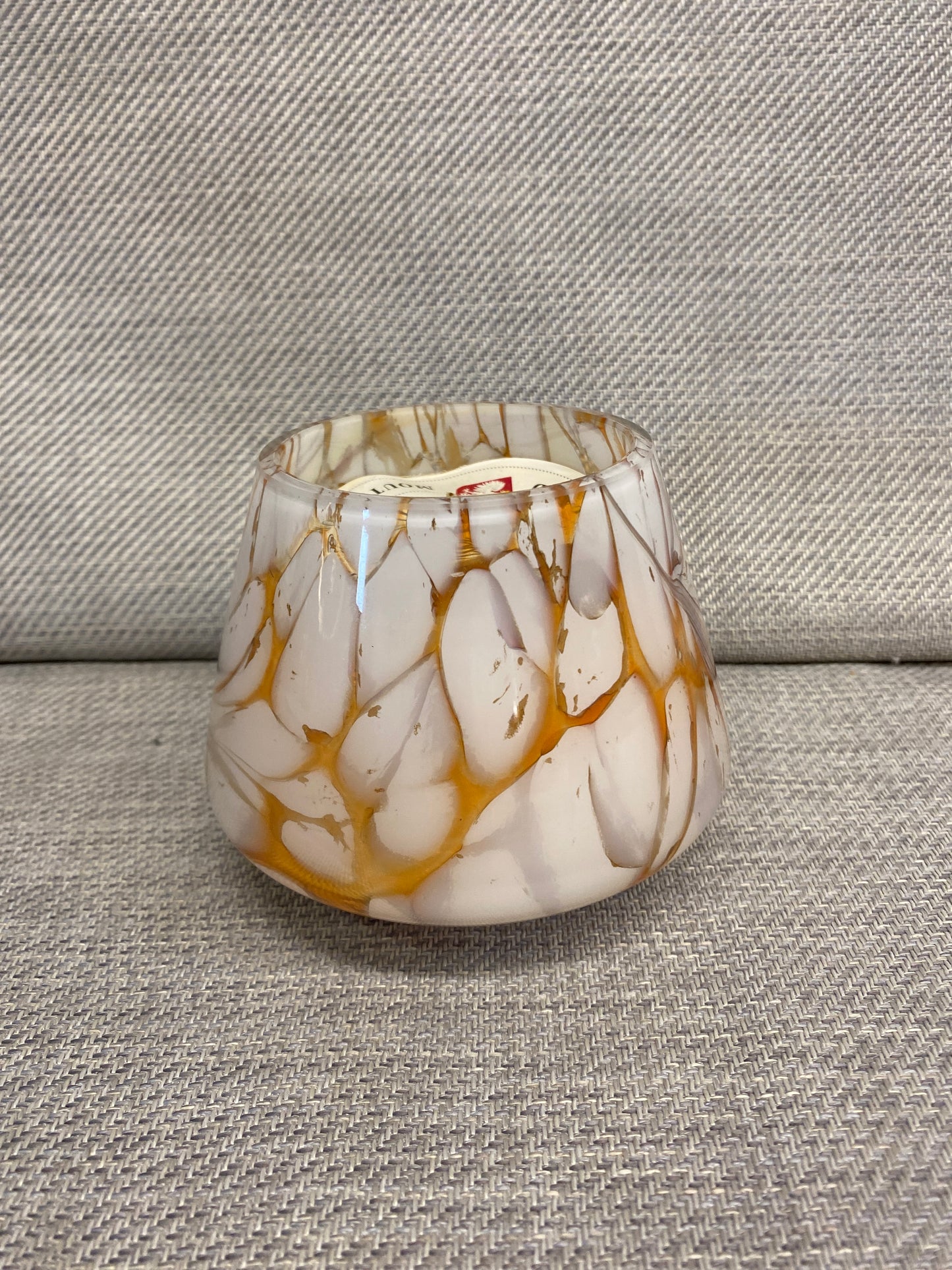 Scented Candle - Hand Blown Glass