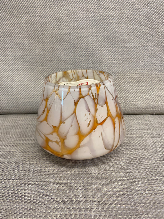 Scented Candle - Hand Blown Glass