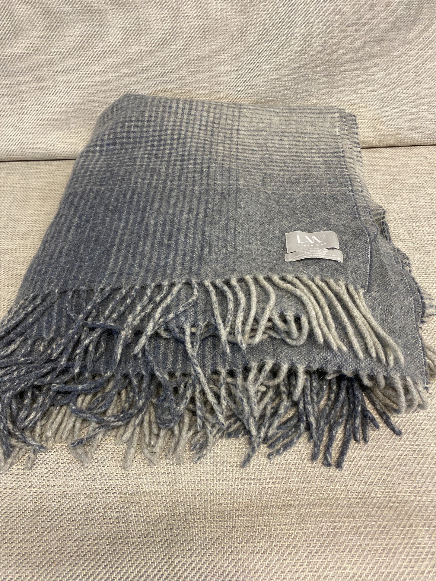 Throw - Grey - Alpaca/Wool