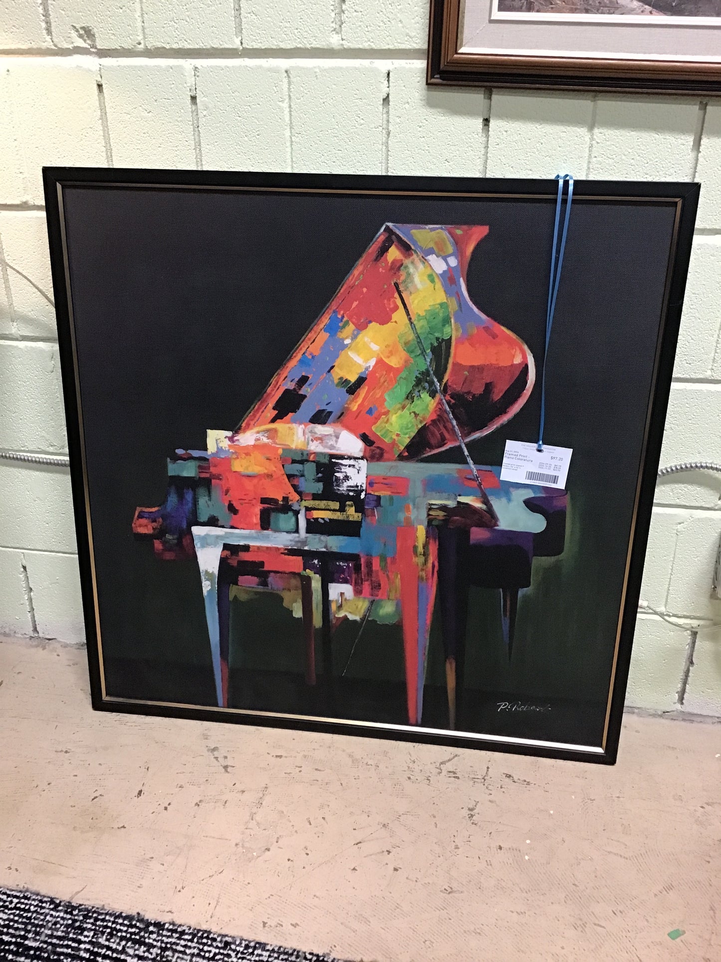 Framed Print - Piano Coloratura