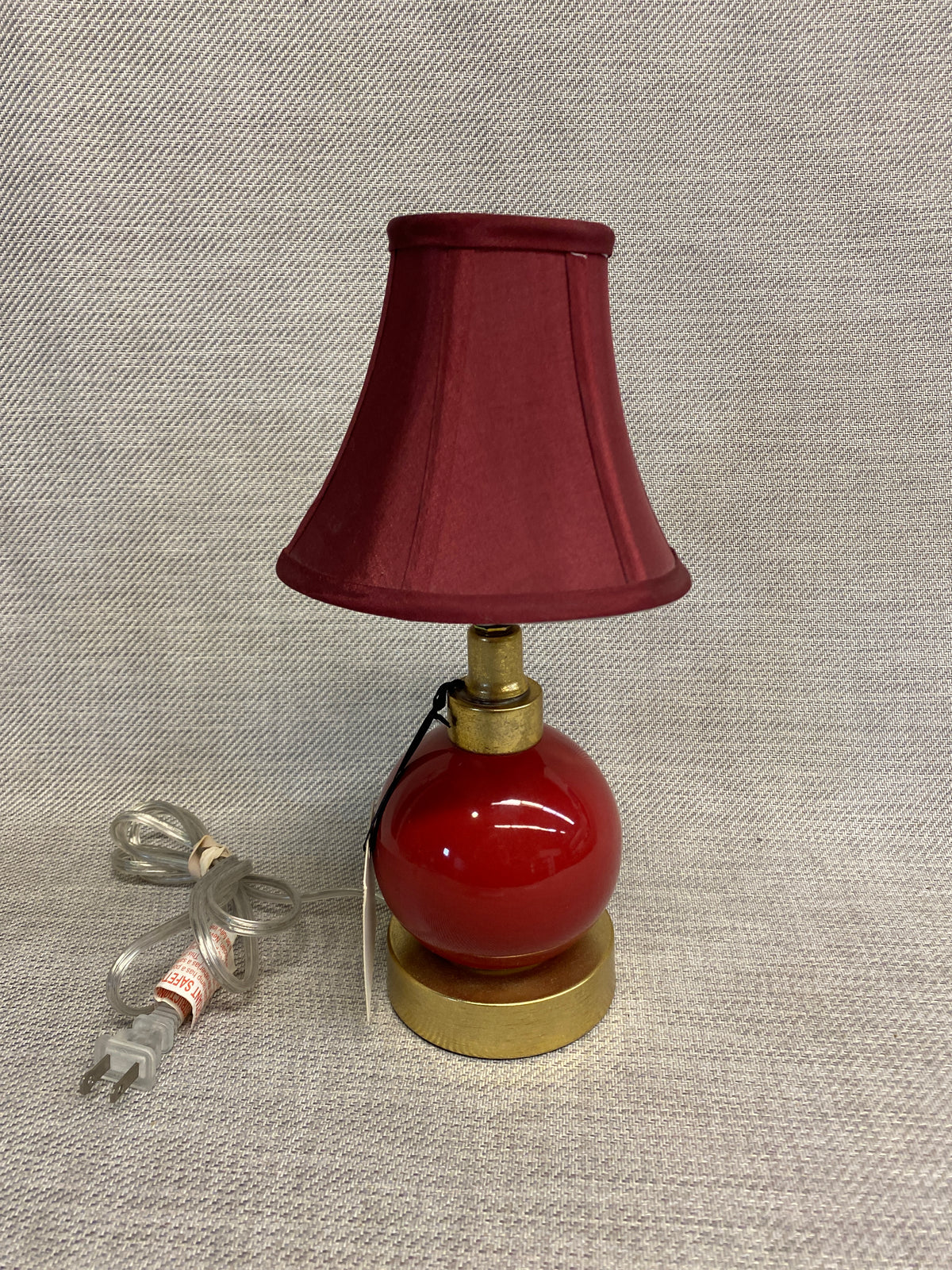 Karma Home Small Table Lamp - Red