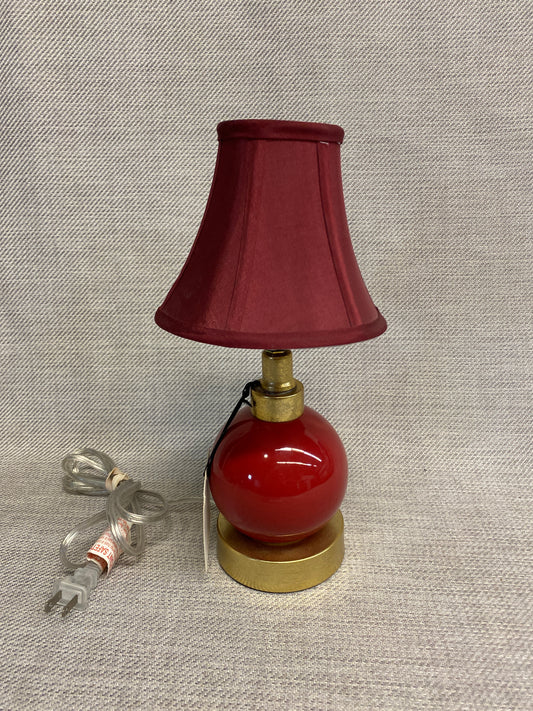 Karma Home Small Table Lamp - Red