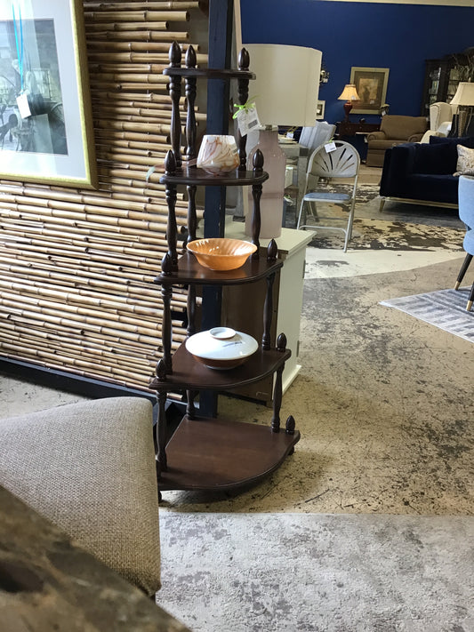 Vintage Corner Shelf Tapered Tiers