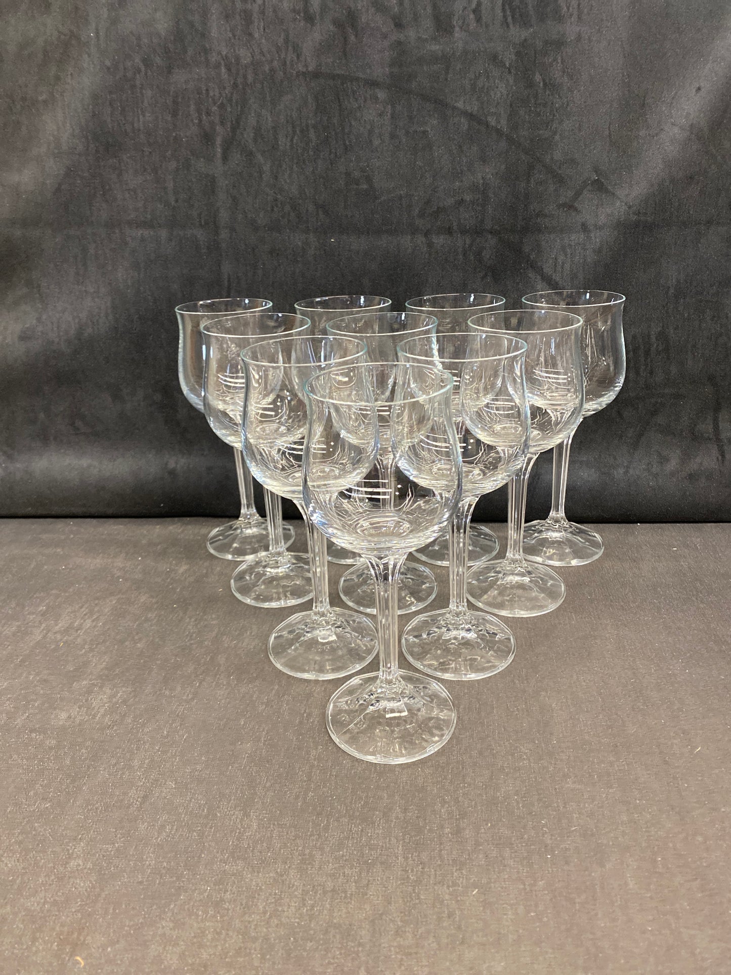 10 Cross  &  Olive Wine Glasses