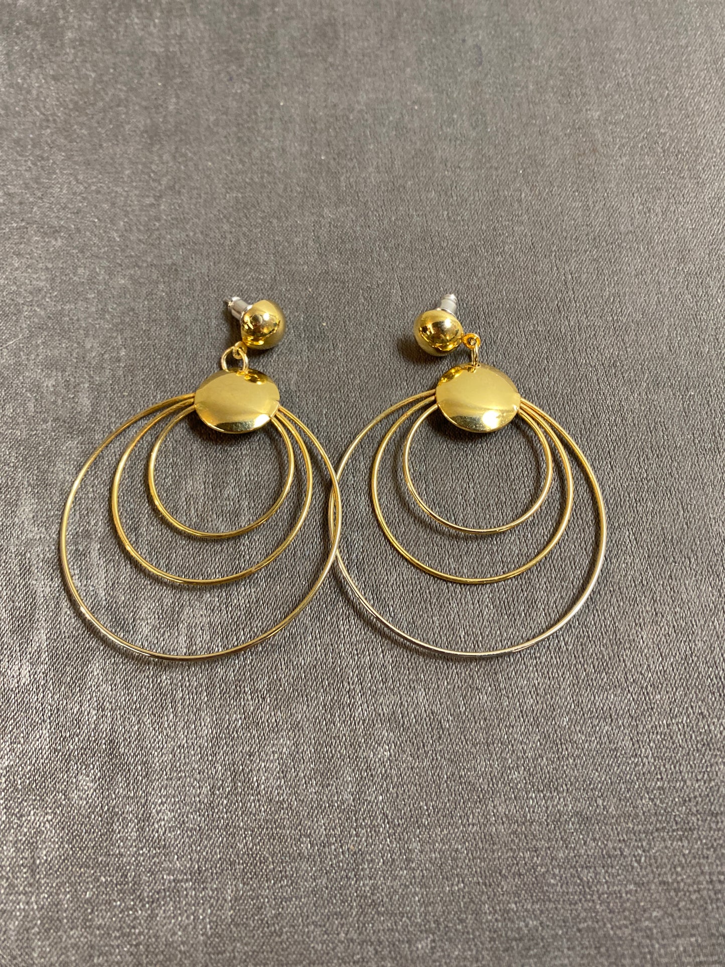 Pierced Earrings - Concentric Circles