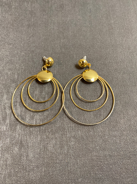 Pierced Earrings - Concentric Circles