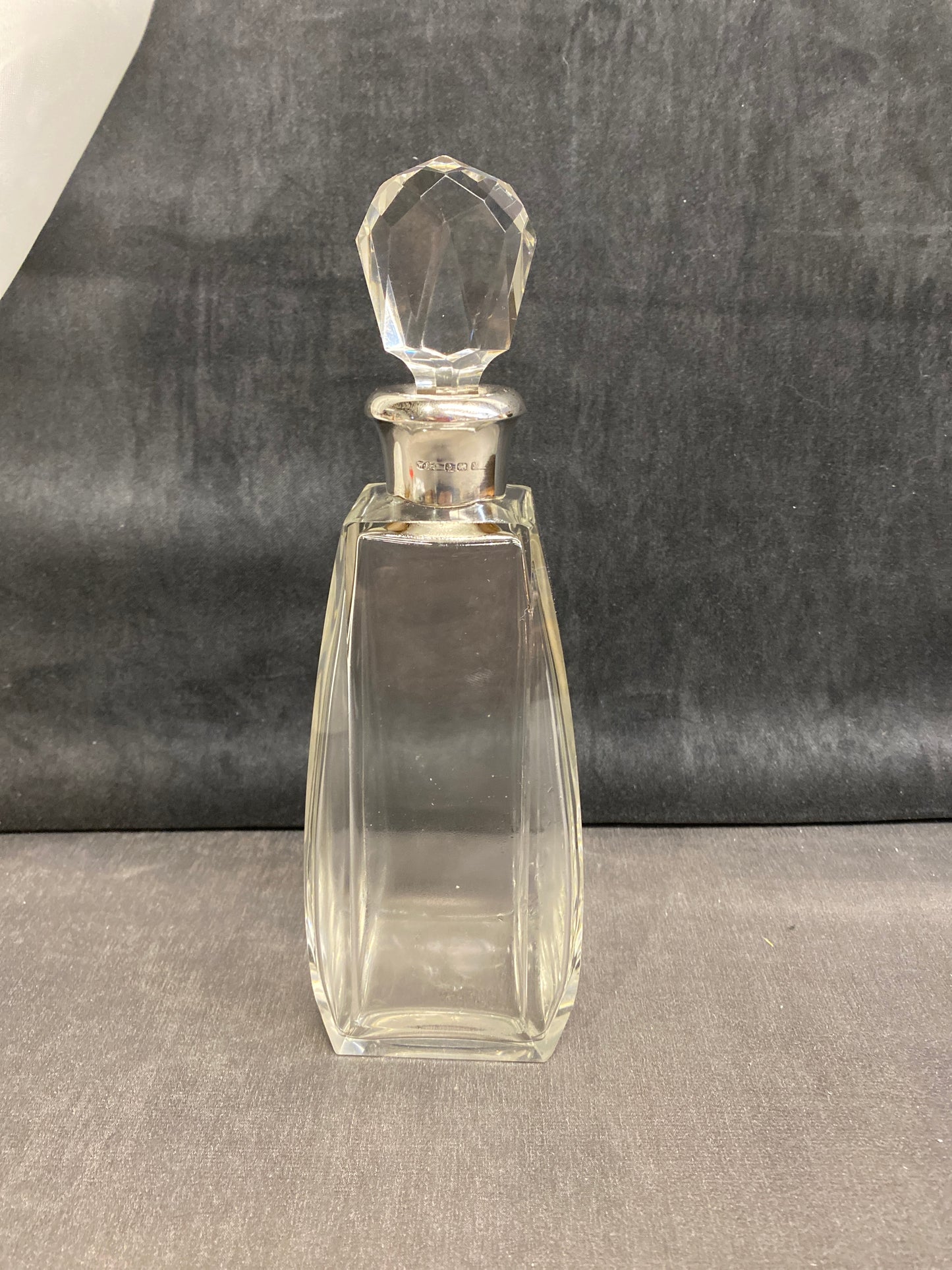 Decanter with Sterling Silver Collar