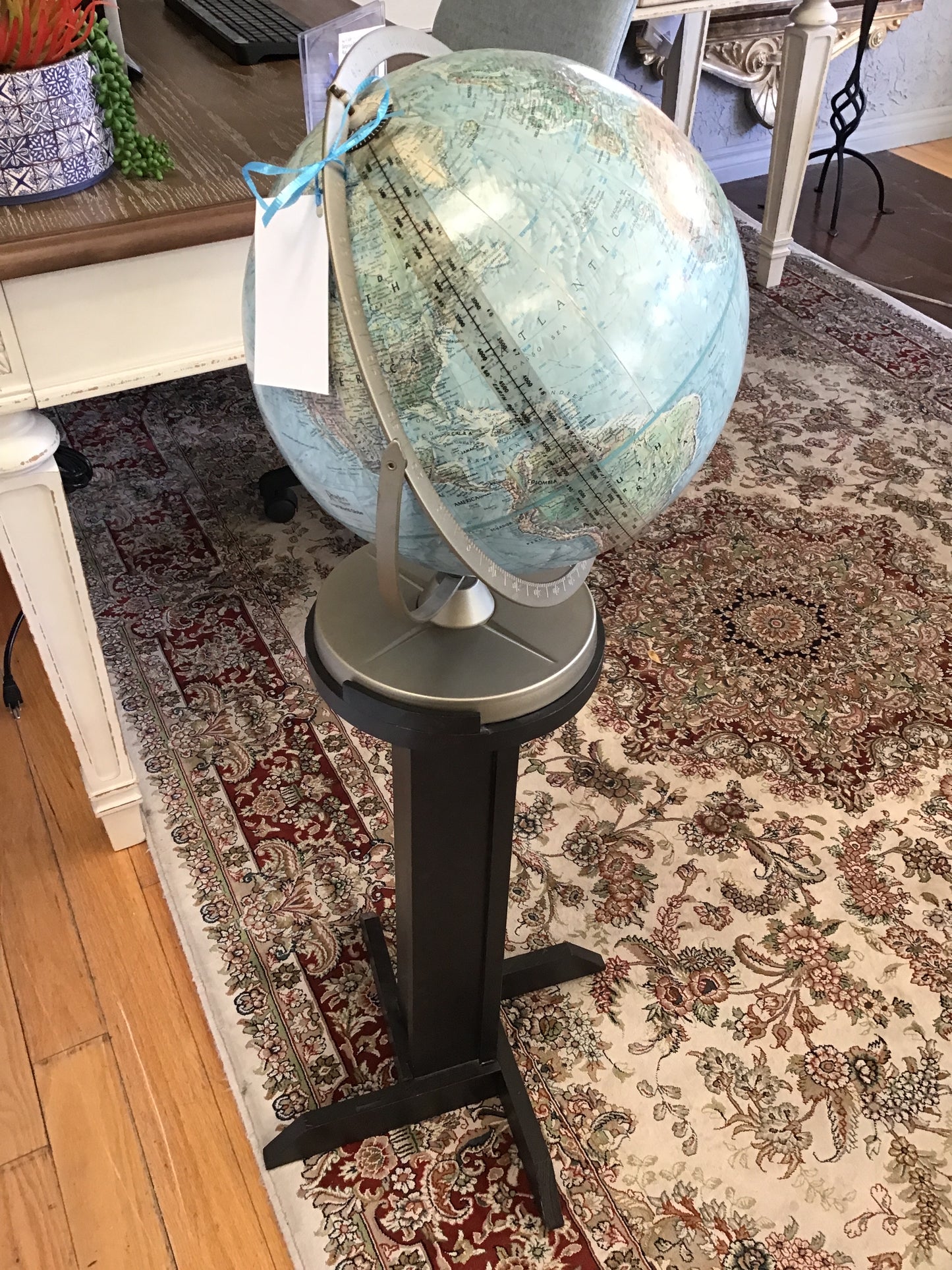 Antique USSR Globe on Stand