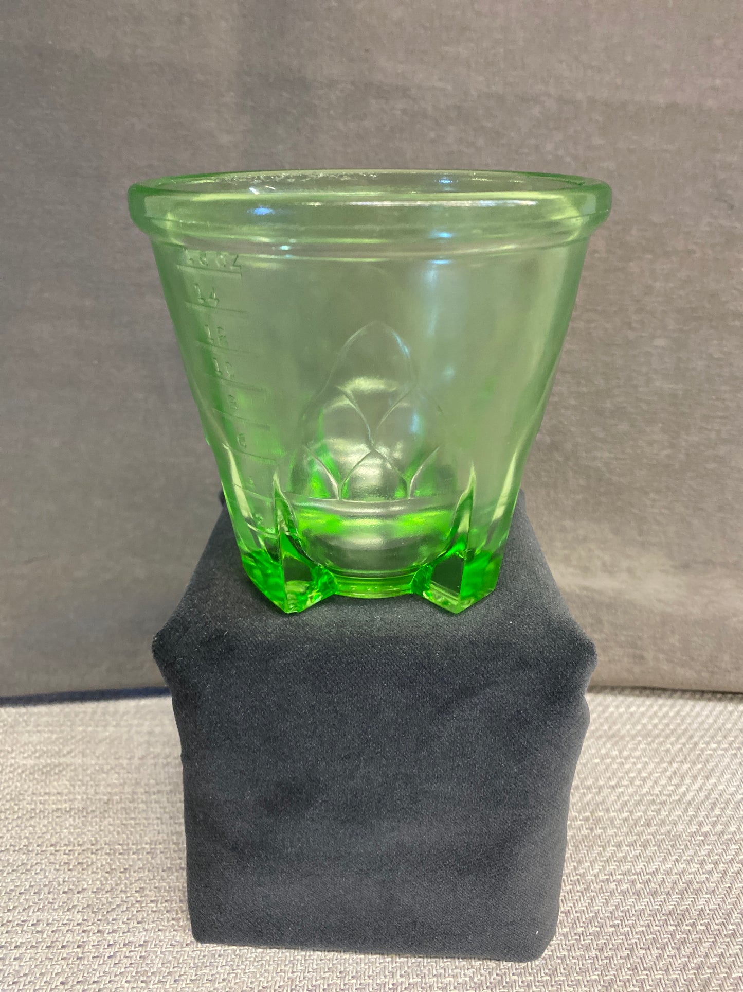 Vintage Anchor Hocking Green Artichoke Cup