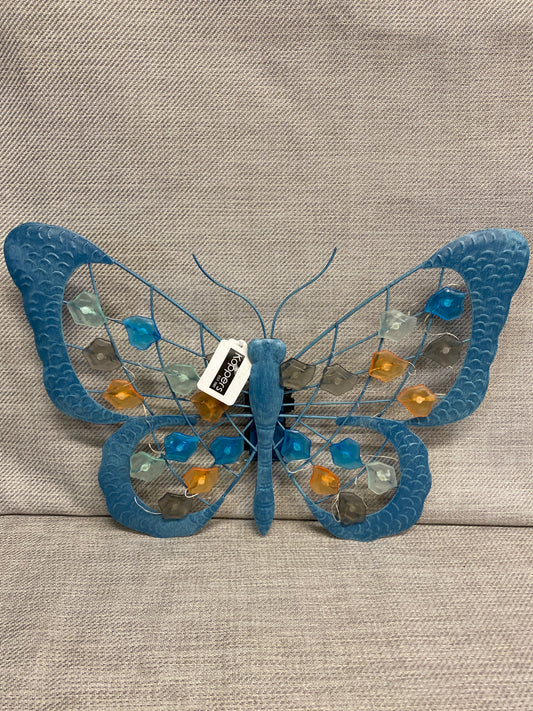 NEW! Koppers Metal Butterfly Wall Decor  - Lights