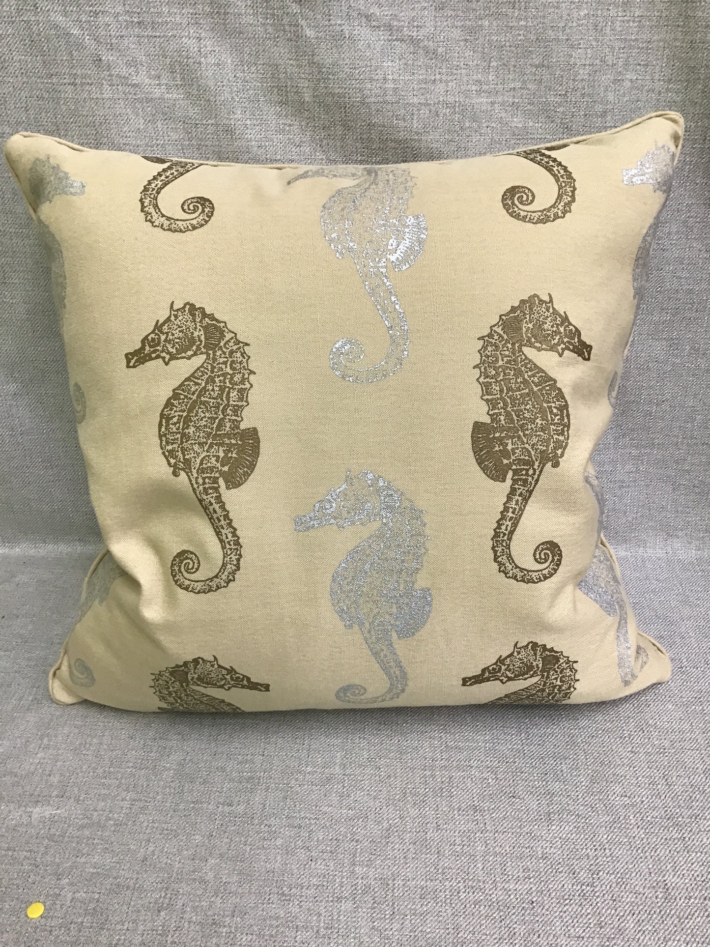 Decorative Throw Pillow- Seahorses