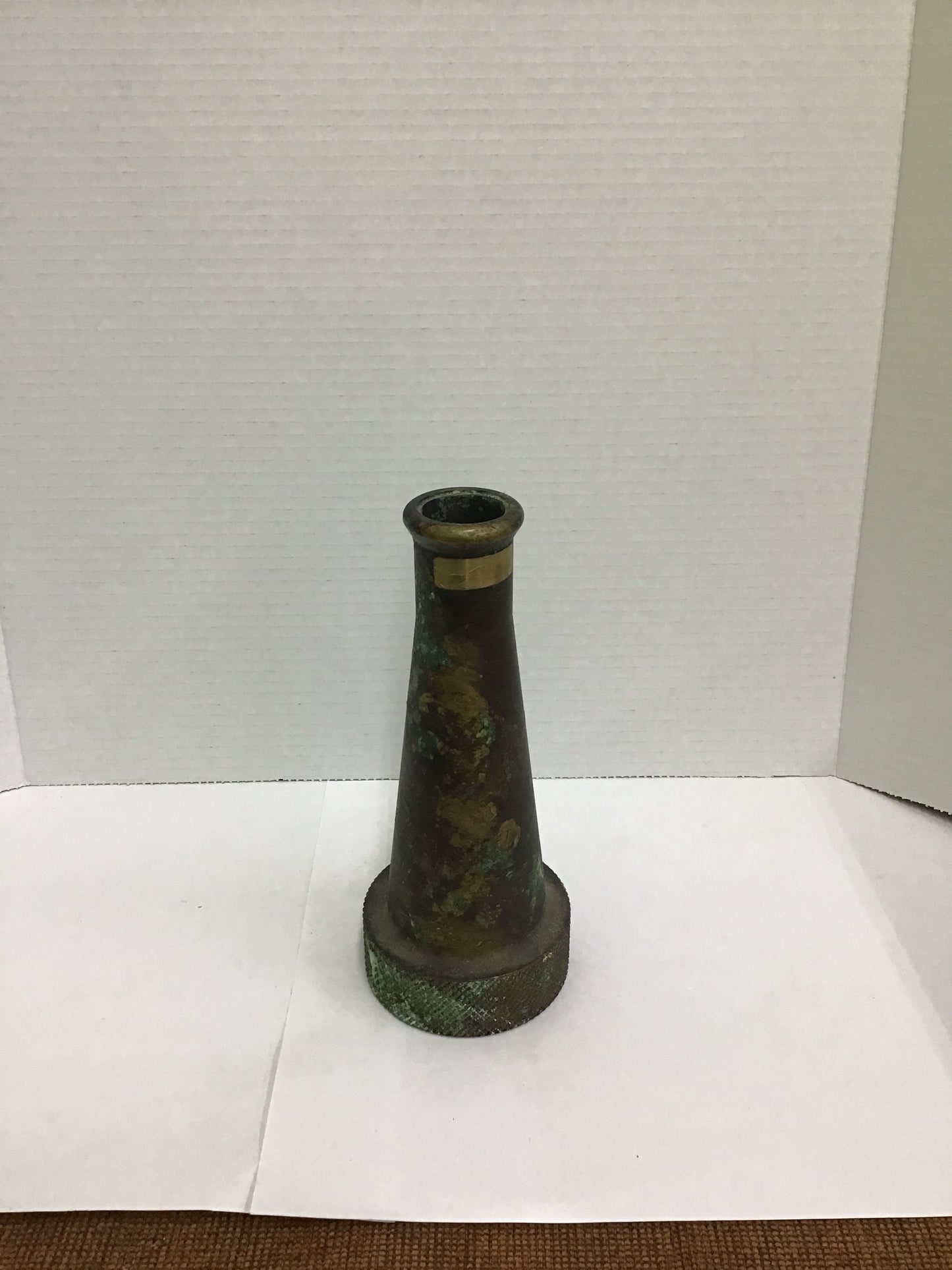 Antique Brass Fire Hose Nozzle