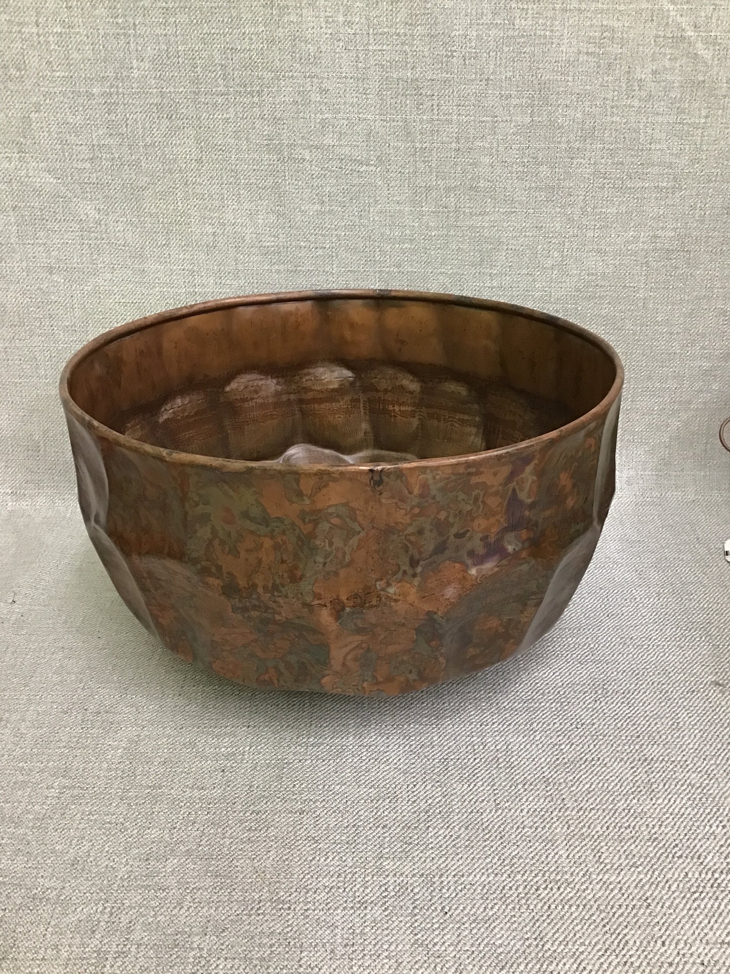 Textured Planter- Burnt Copper