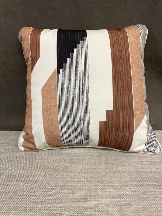 Cushion - Cream/Brown/Black