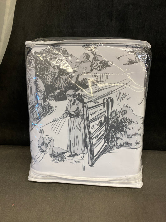 PAIR Lush Decor Drapery Panels - Toile