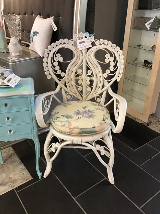 Wicker Peacock Chair