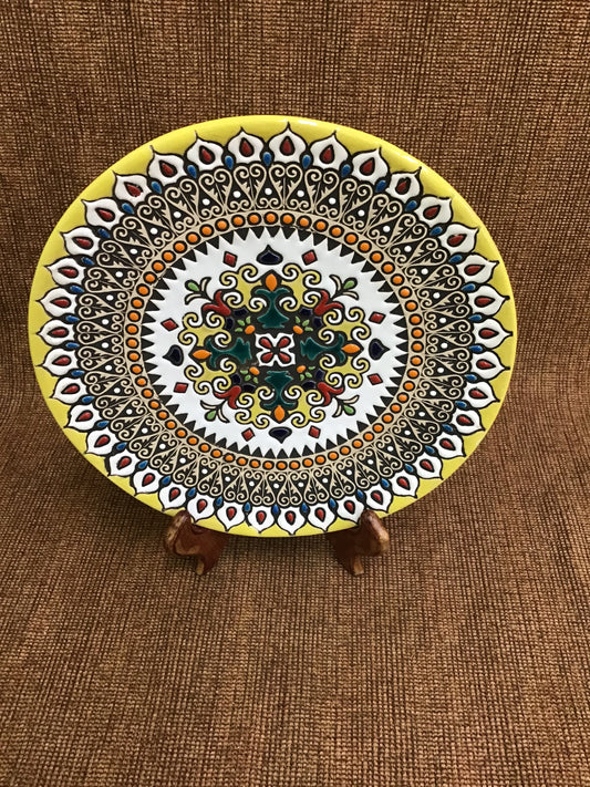 Gorgeous! Hand Painted Decorative Plate