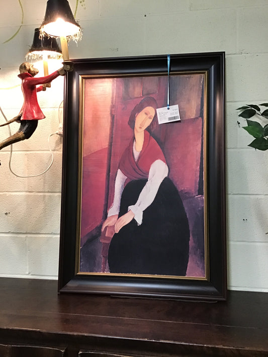 Ren-Wil Framed Print - Jeanne Hebuterne...