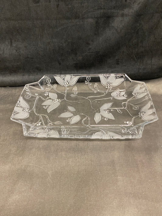 Cut Glass Serving Tray