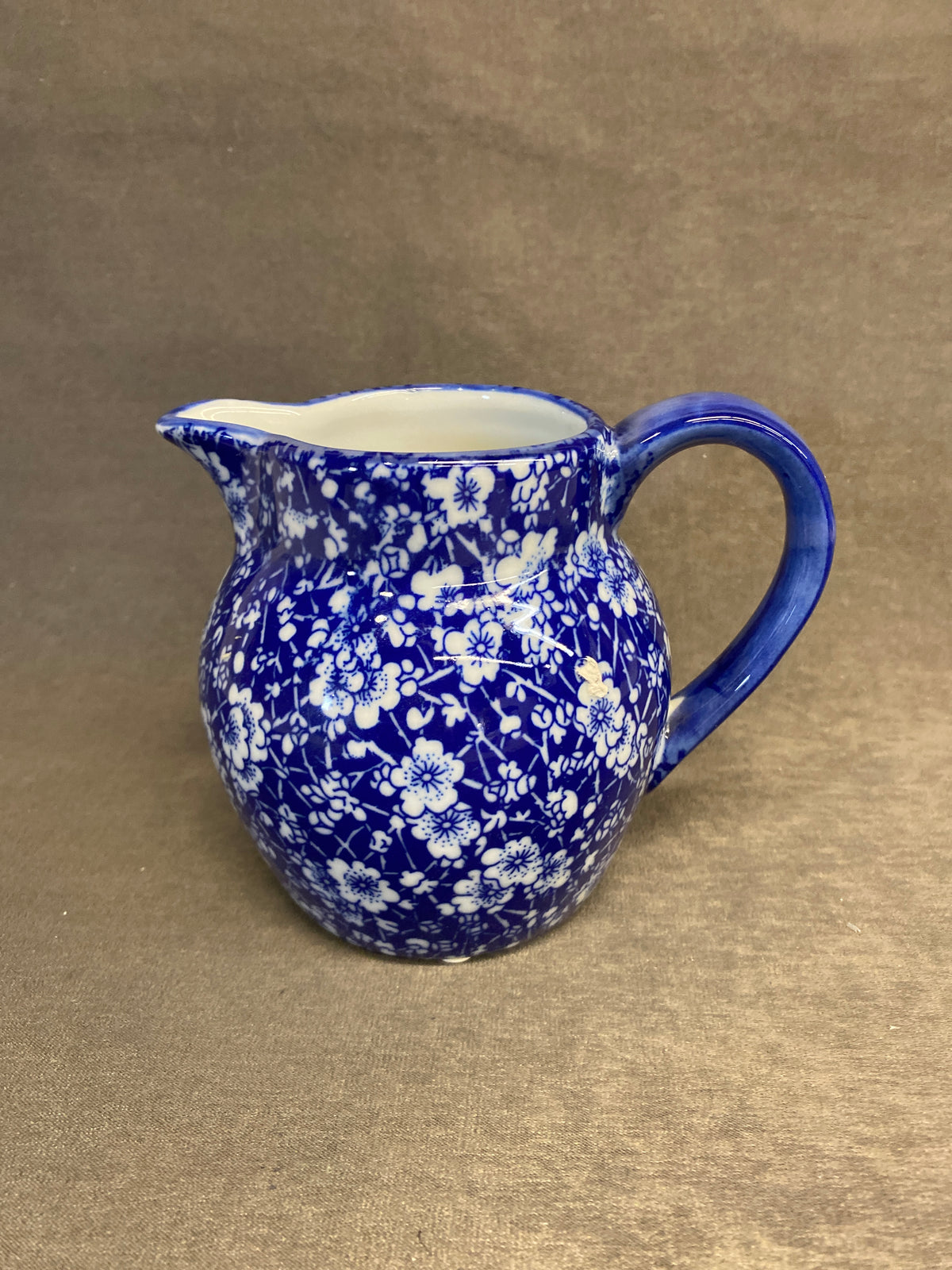 Victorian Ware Jug - Blue Calico