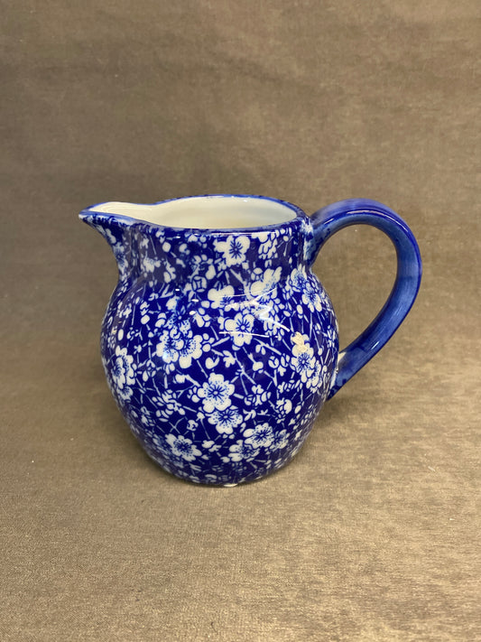 Victorian Ware Jug - Blue Calico