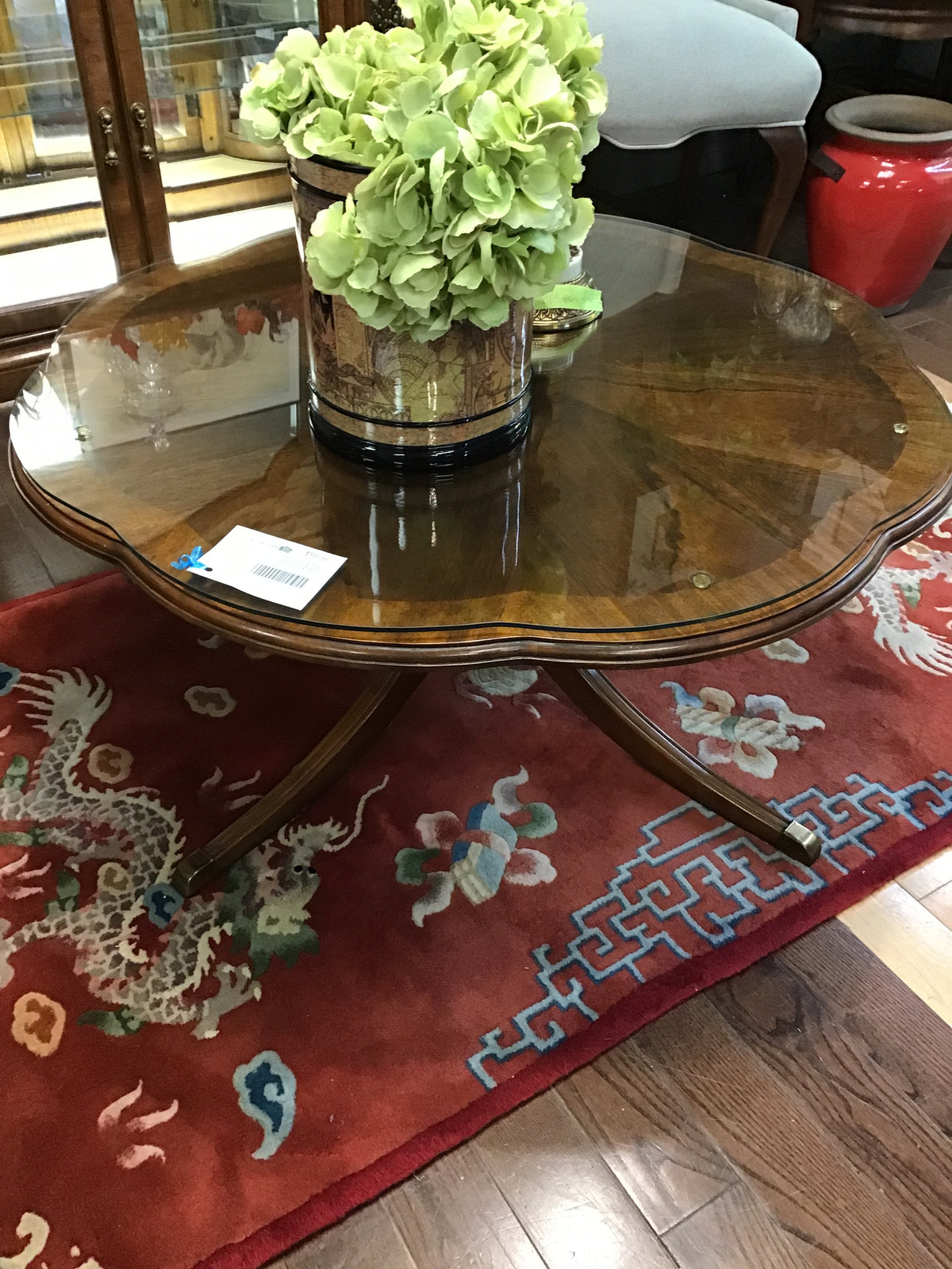 Dark Wood Coffee Table