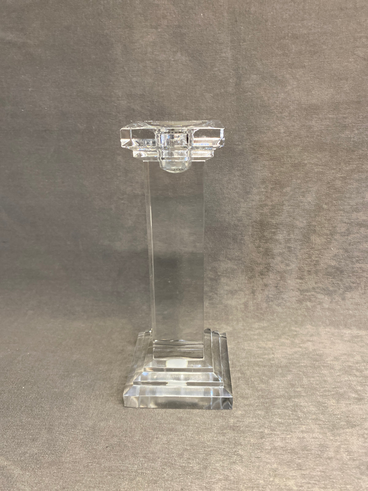 Czech Crystal Candleholder - Square