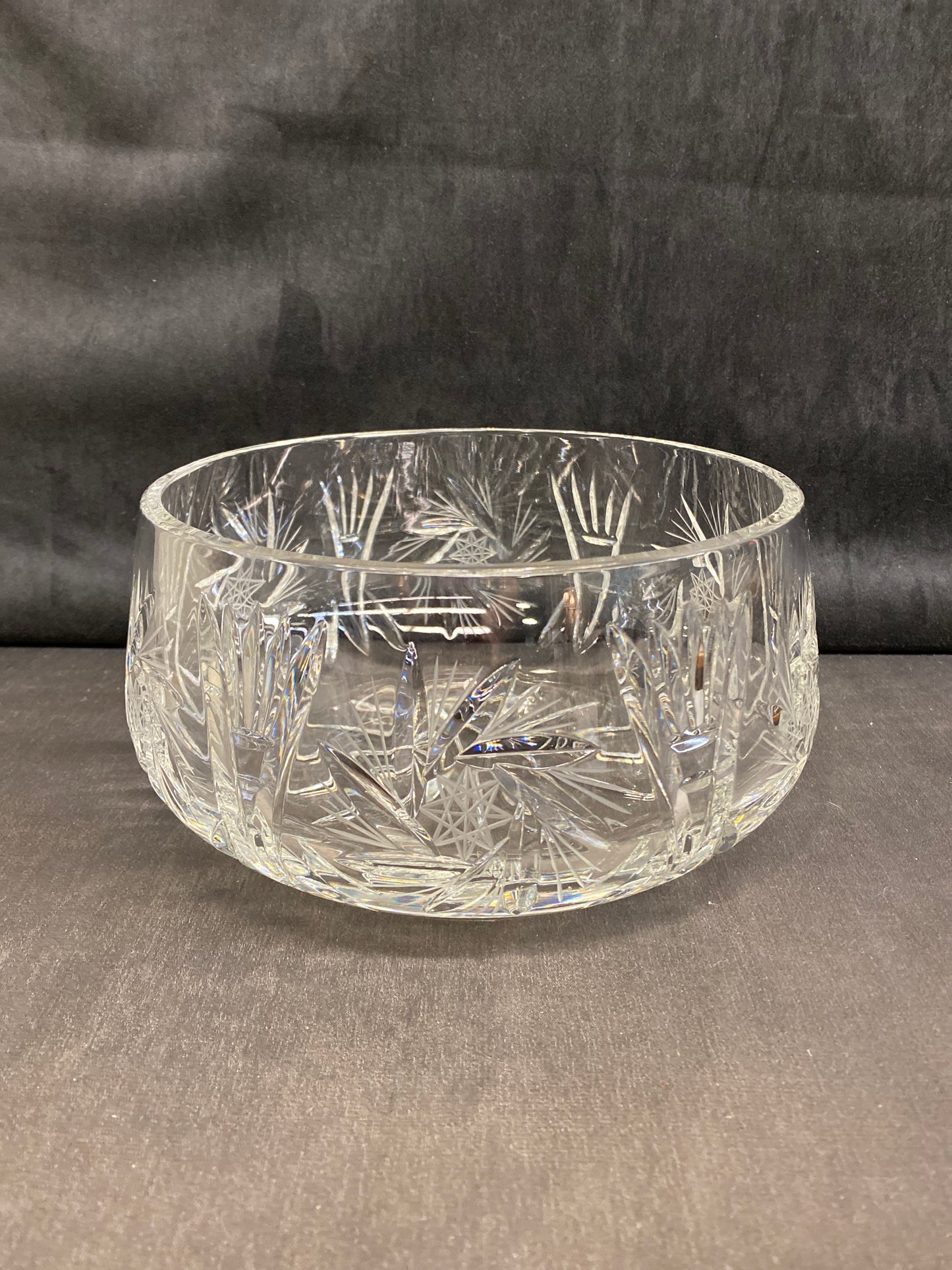 Pinwheel Crystal Bowl