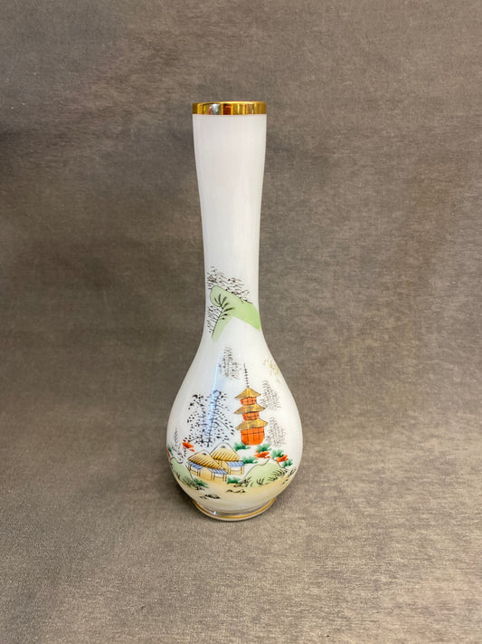 Vintage Glass Vase - Japanese