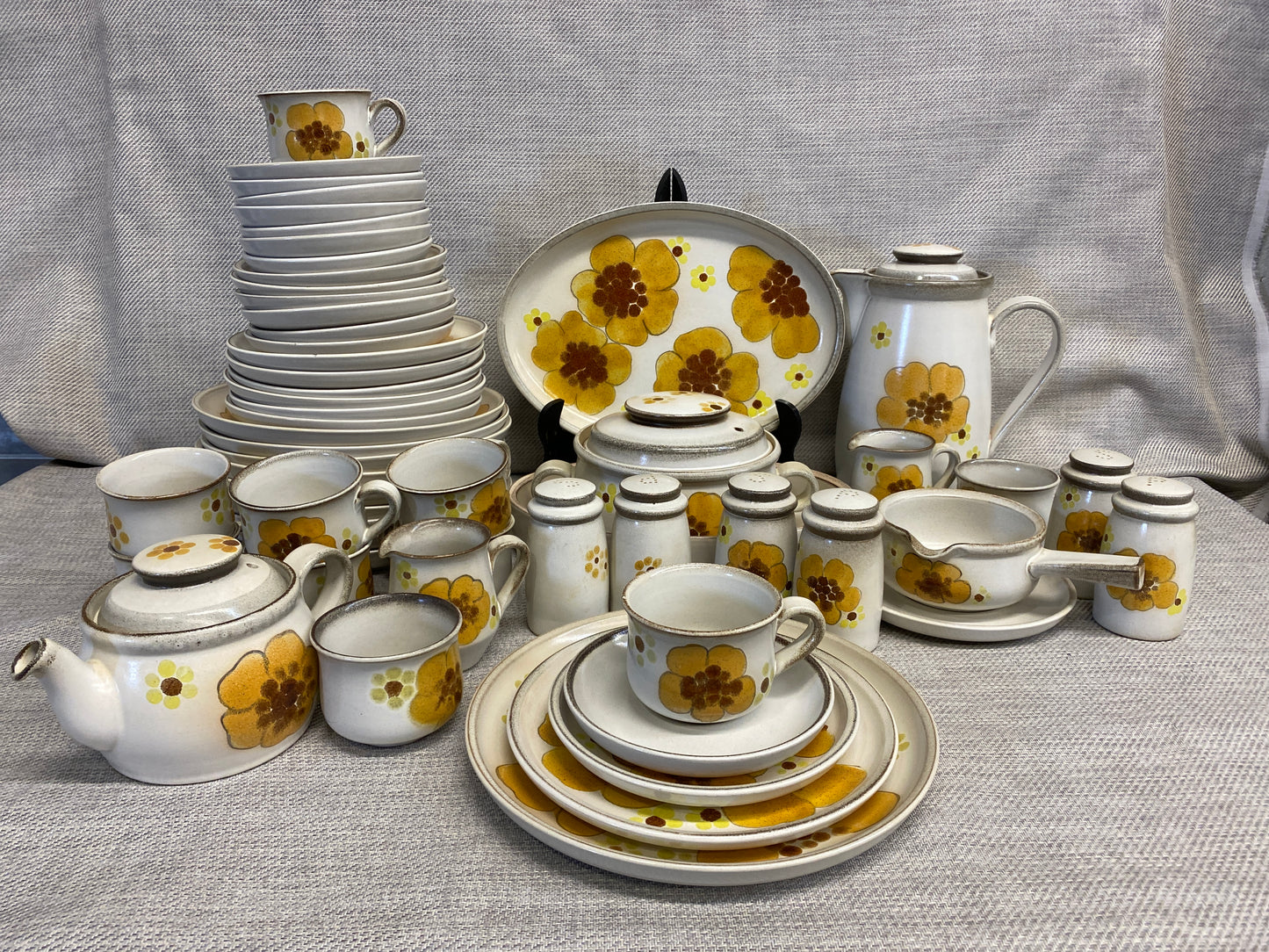Denby "Mistral" 5PC Setting For 7 Plus