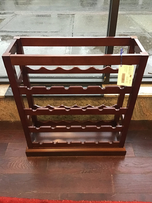 Bombay Co Dark Wood Wine Rack