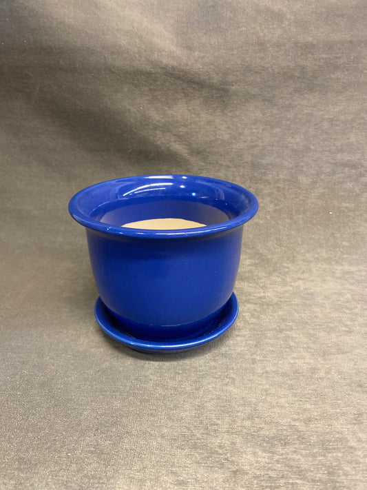 2PC Plant Pot - Blue