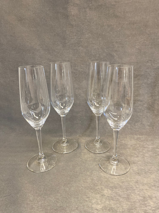 Set 4 Riedel "Vivant" Champagne Flutes