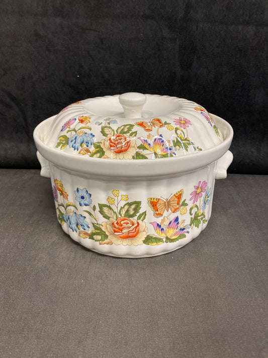Aynsley "Cottage Garden" Casserole Dish
