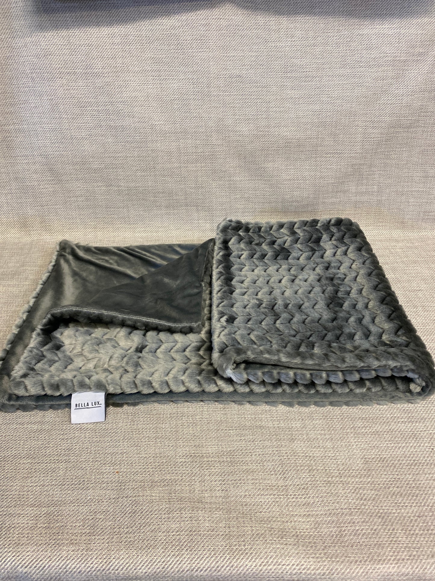 Bella Lux Faux Fur Bed Scarf