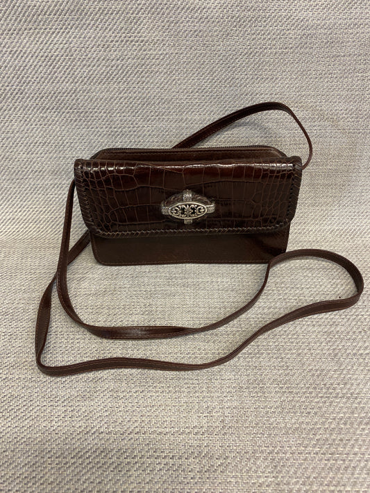 Brighton Leather Crossbody Wallet