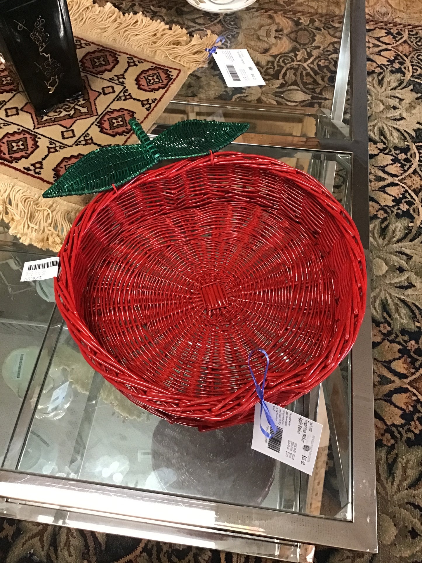 Decorative Wicker Apple Basket