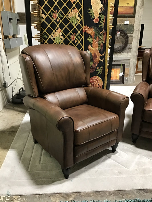 Brown Leather Recliner