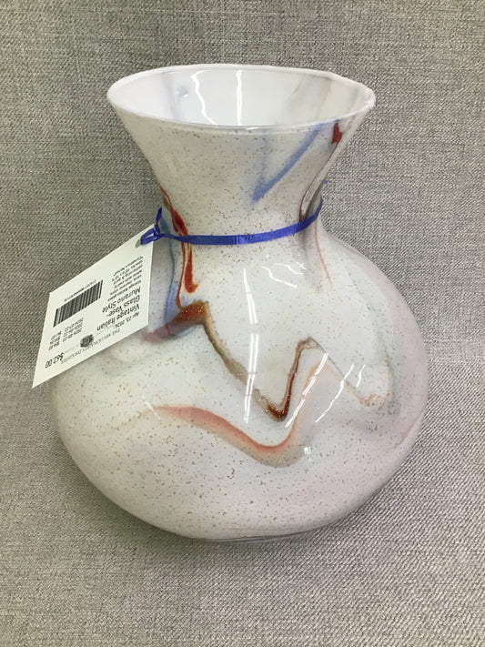 Vintage Italian Glass Vase- Murano Style