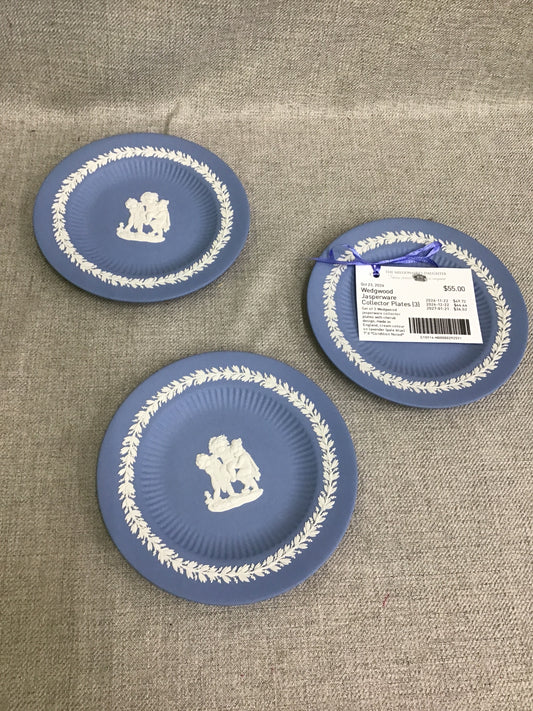 Wedgwood Jasperware Collector Plates (3)