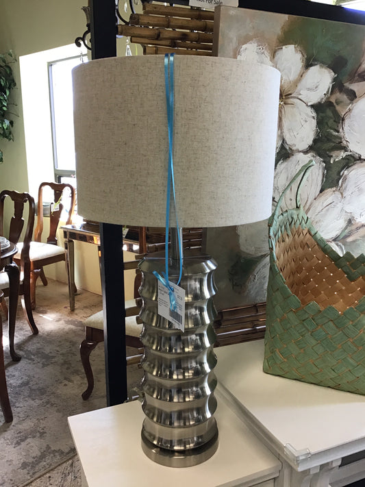 Metal Table Lamp - Drum