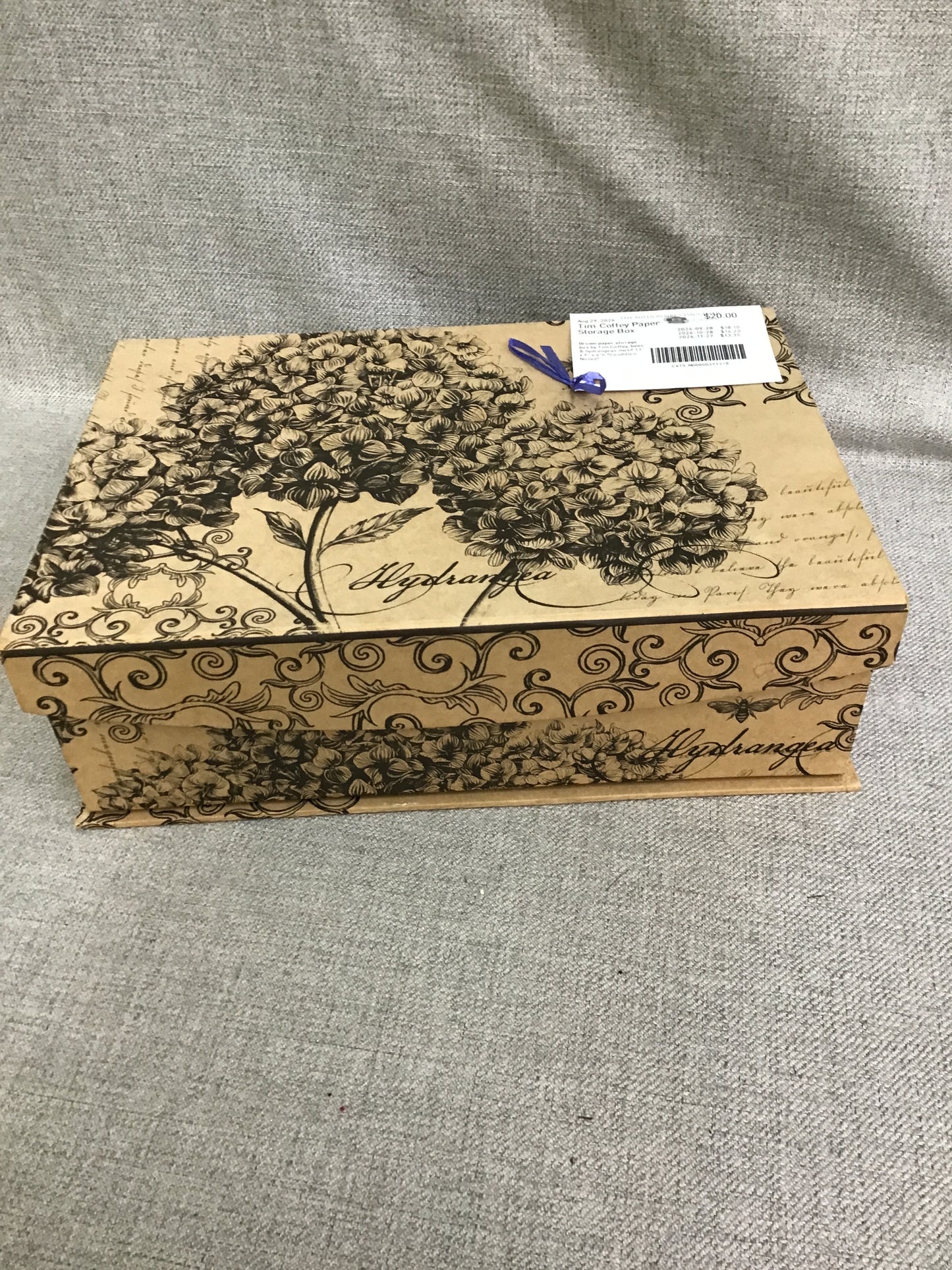 Tim Coffey Paper Storage Box