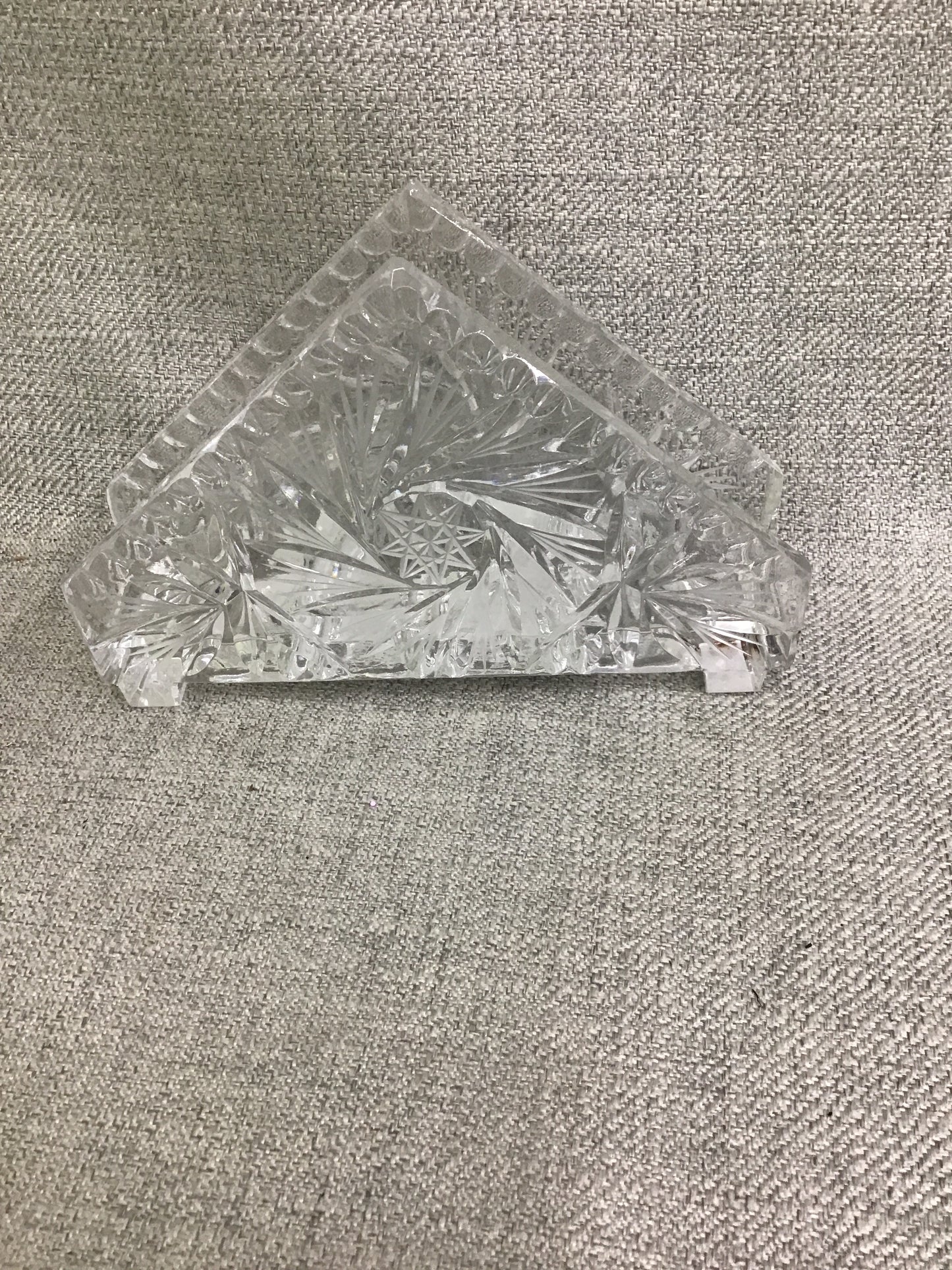 'Pinwheel' Crystal Napkin Holder