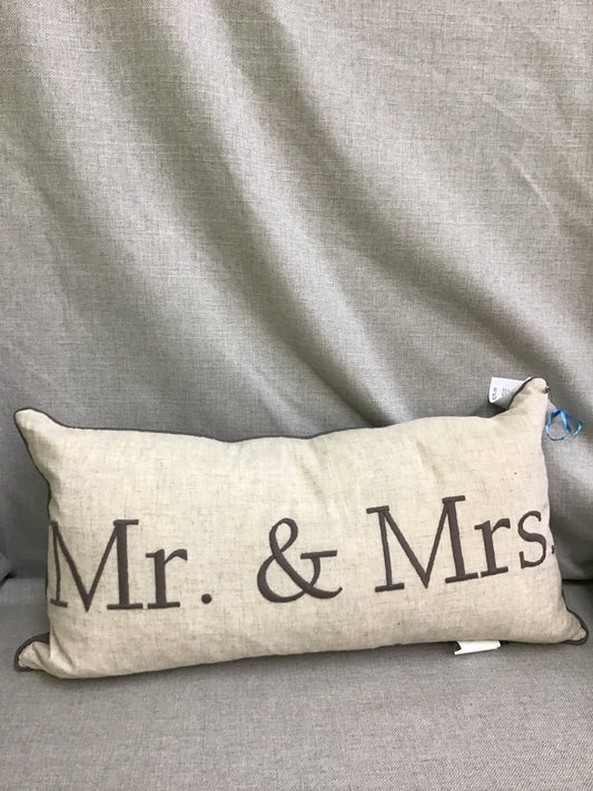 Rodeo Home 'Mr & Mrs' Decorative Pillow