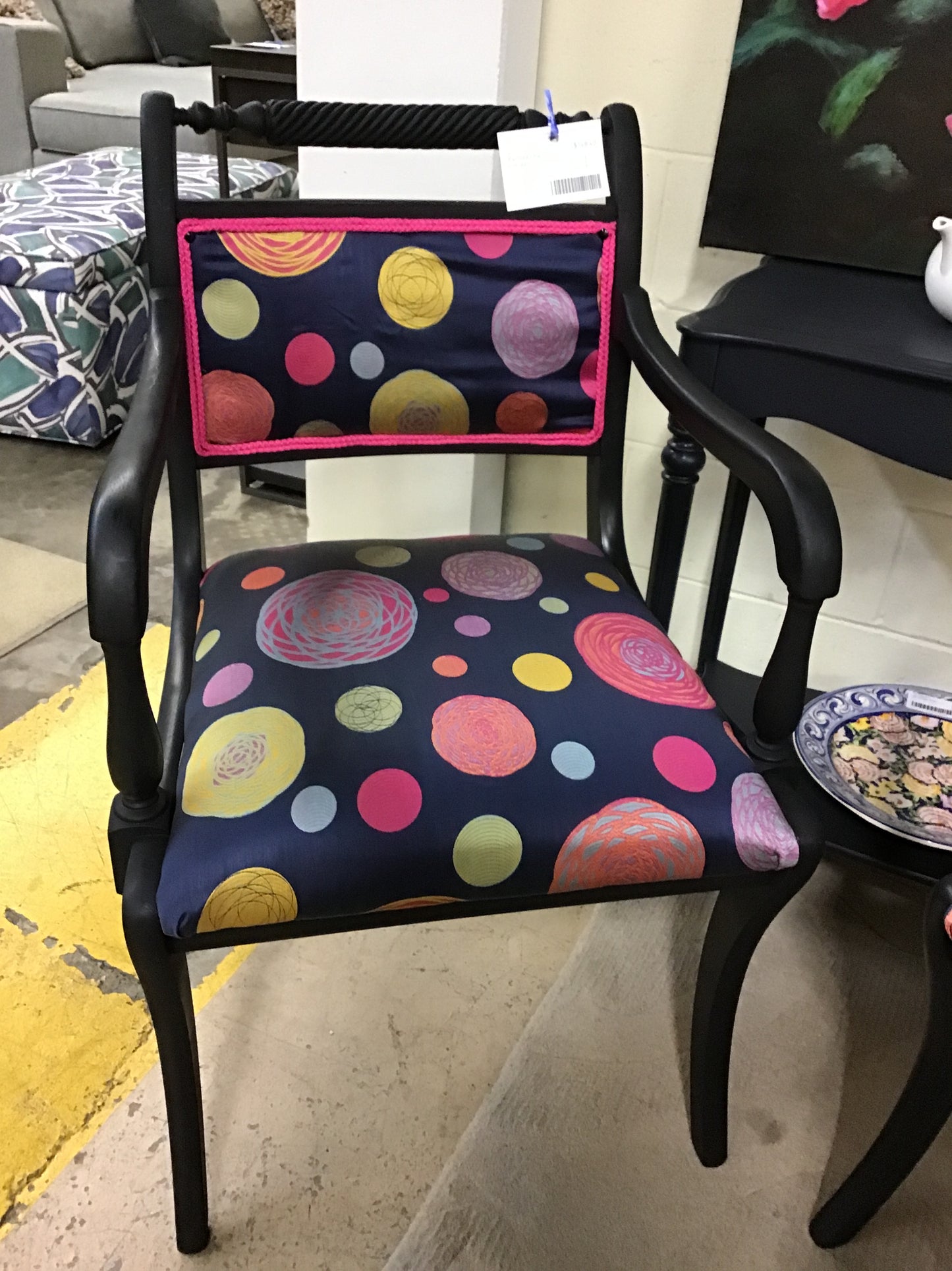 Painted Chair - Circles