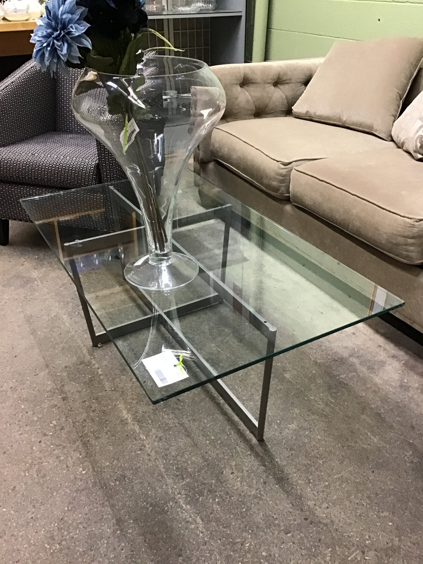 NEW! Metal/Glass Coffee Table