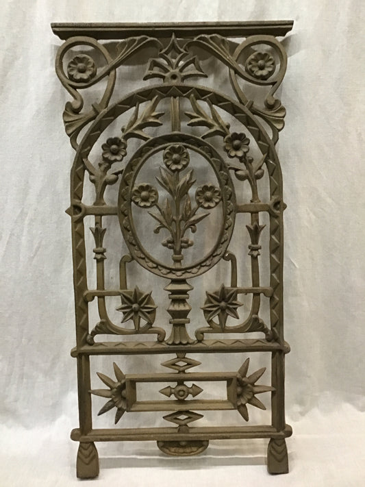 Antique Spanish Revival Iron Window Grate